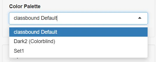 Colour Palette Options